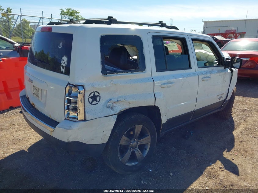 Vin: 1c4njrfb6ed617547, lot: 45776838, jeep patriot latitude 20144
