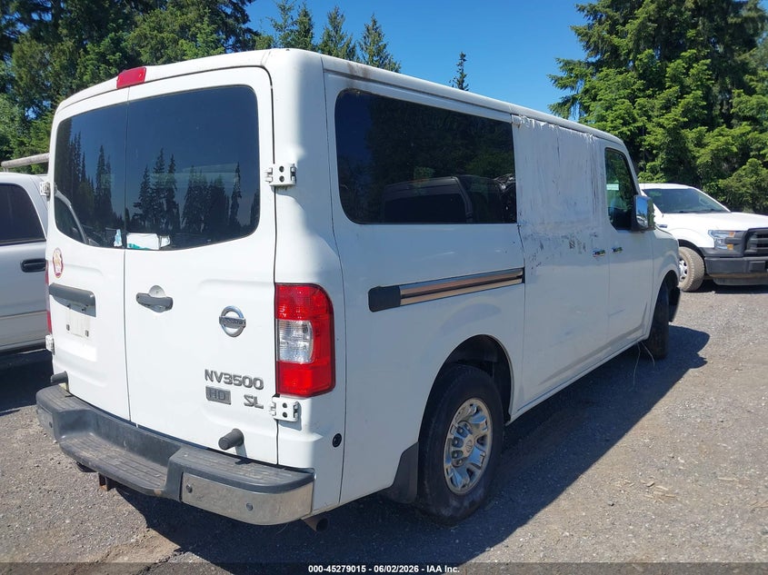 Vin: 5bzaf0aa9en160558, lot: 45776839, nissan nv passenger nv3500 hd sl v8 20144