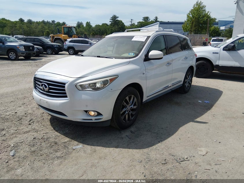 Vin: 5n1al0mn8ec525858, lot: 45776868, infiniti qx60 20142