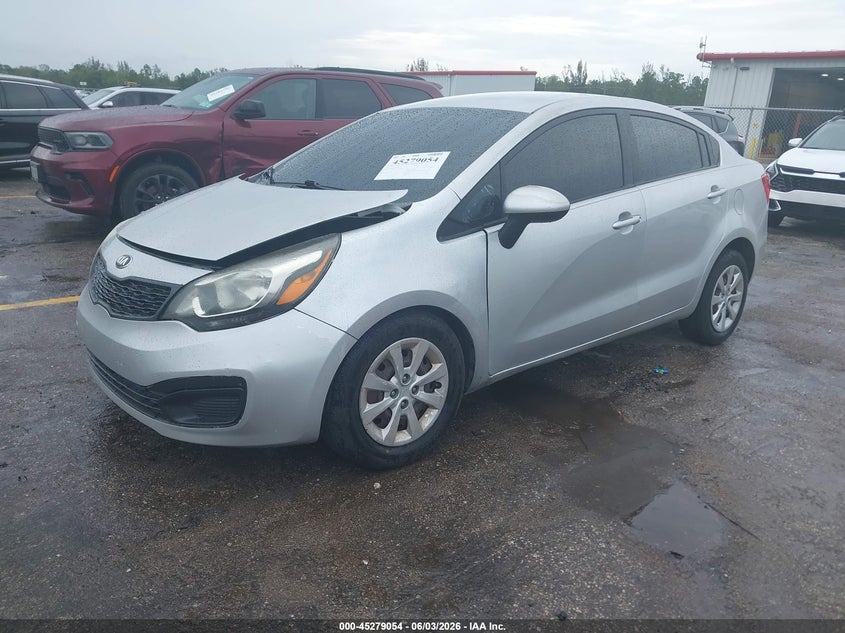 Vin: knadm4a35d6119572, lot: 45776878, kia rio lx 20132