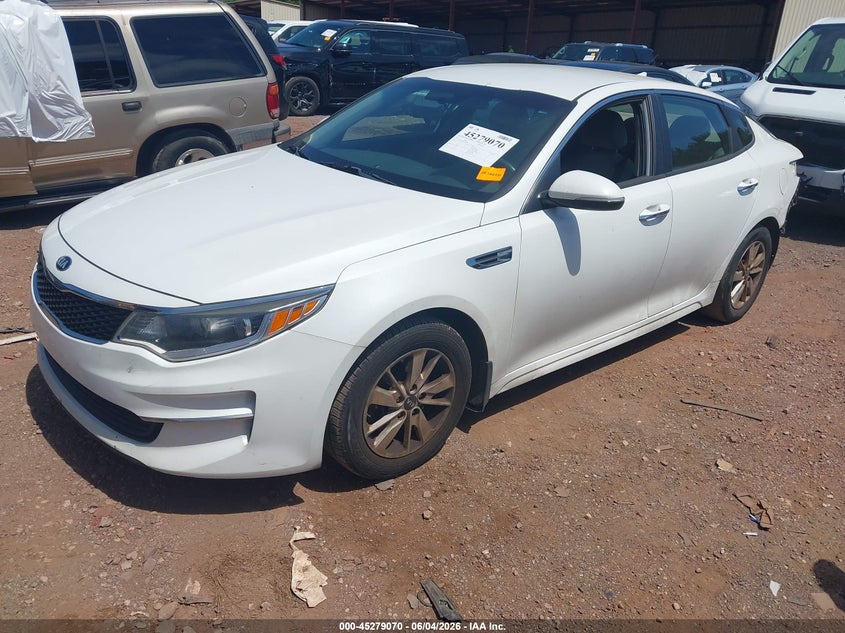 Vin: 5xxgt4l32hg169742, lot: 45776894, kia optima lx 20172