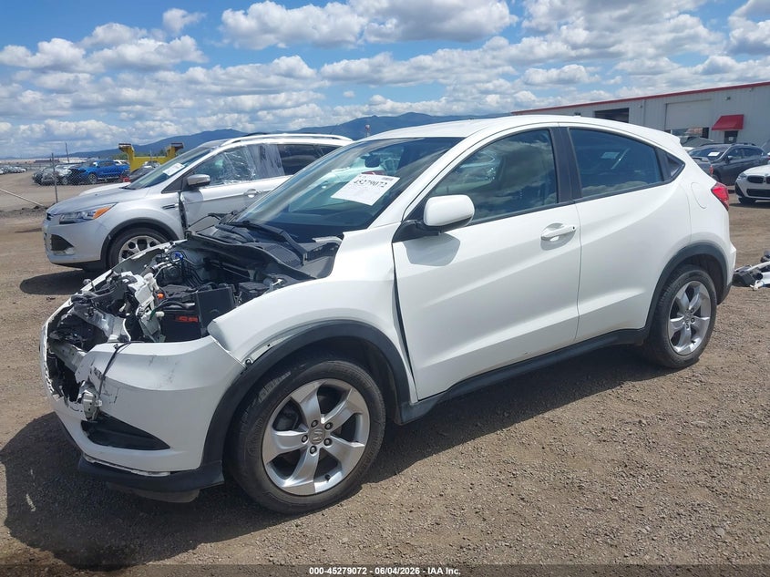 Vin: 3czru5h30gm744447, lot: 45776896, honda hr-v lx 20162