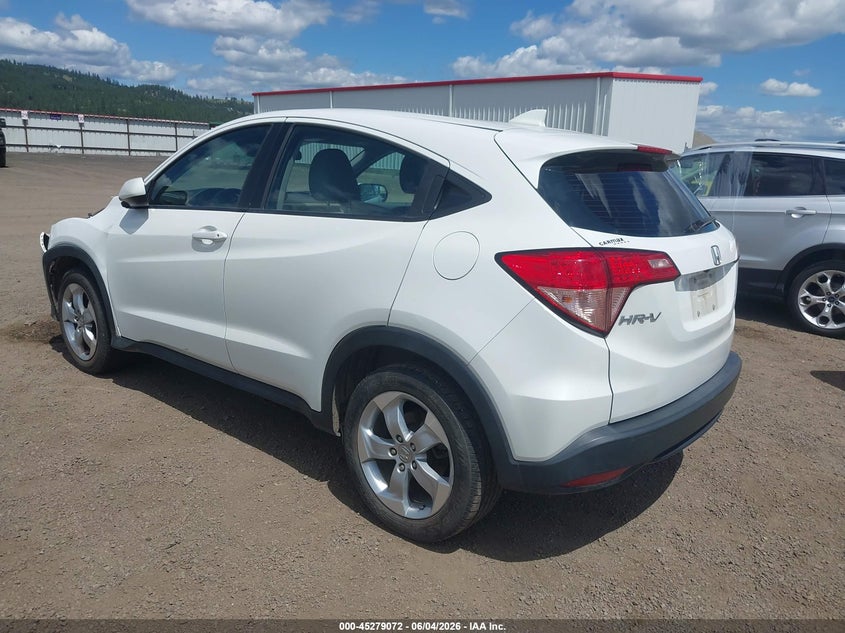 Vin: 3czru5h30gm744447, lot: 45776896, honda hr-v lx 20163