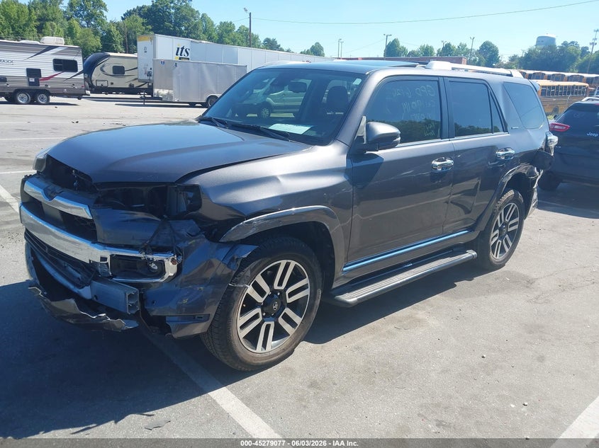 Vin: jteku5jr6n6050747, lot: 45776901, toyota 4runner limited 20222