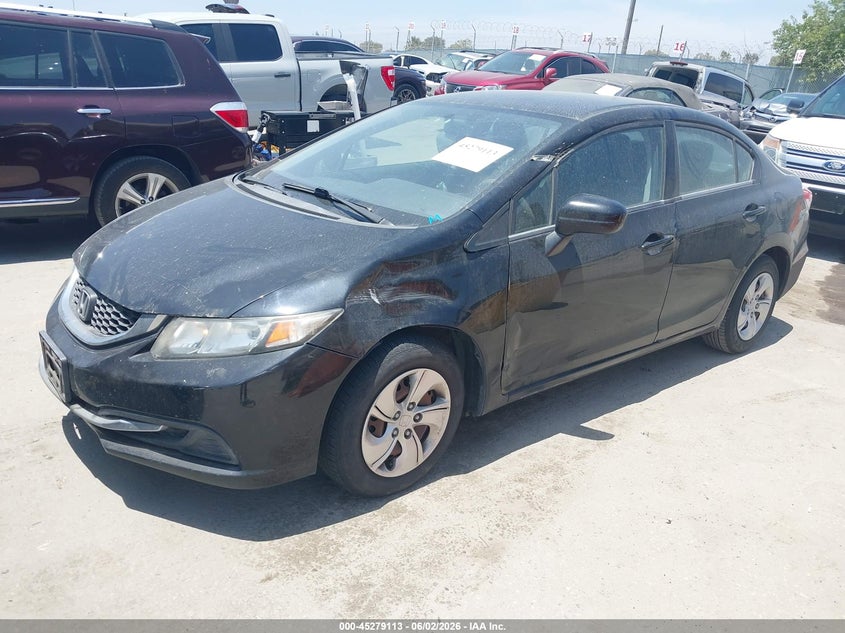 2015 Honda Civic Lx 2HGFB2F55FH567250 photo 1