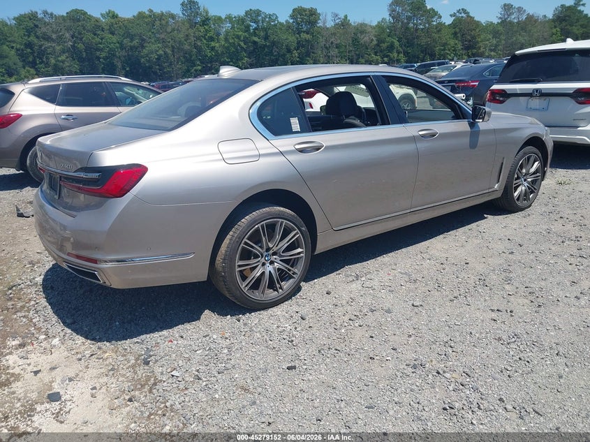 Vin: wba7t4c02mcg36447, lot: 45776976, bmw 740i xdrive 20214