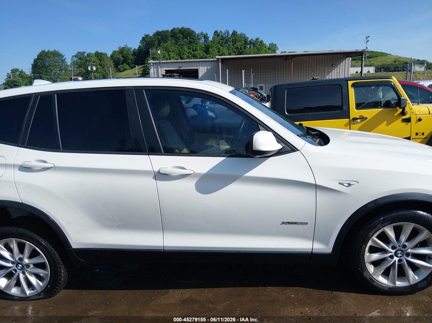 2014 BMW X3 SPORT UTILITY VEHICLE 2.0L I-4 DI, DOHC, VVT, TURBO, 240HP