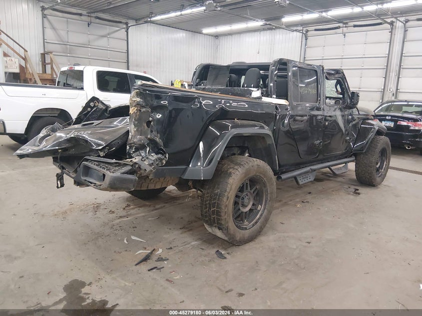 Vin: 1c6jjtag7ml506693, lot: 45777004, jeep gladiator sport s 4x4 20214