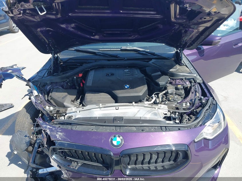 2022 BMW 230 I VIN: 3MW23CM02N8C48868 Lot: 45279231