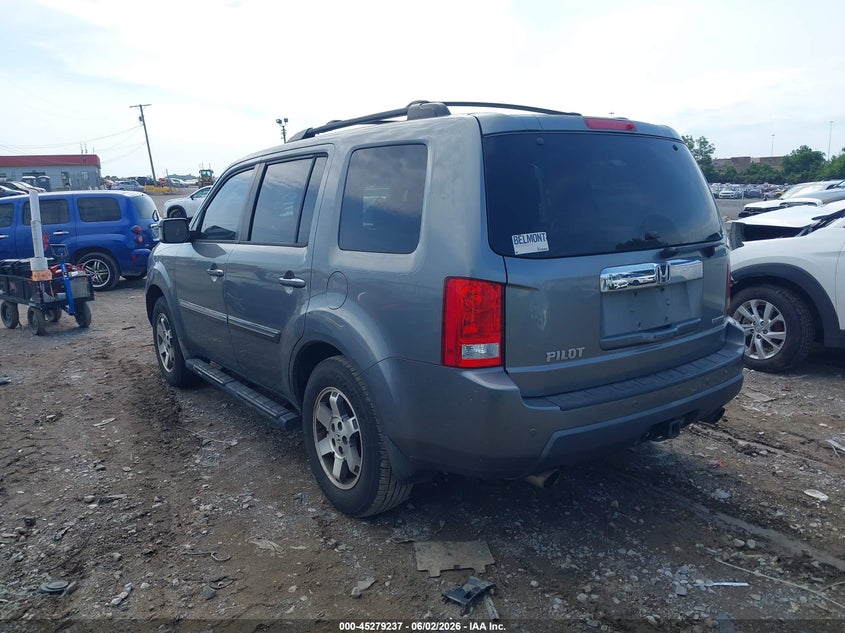2009 Honda Pilot 3.5 Touring grey Lot 111045279237 Vin 5FNYF388X9B014368