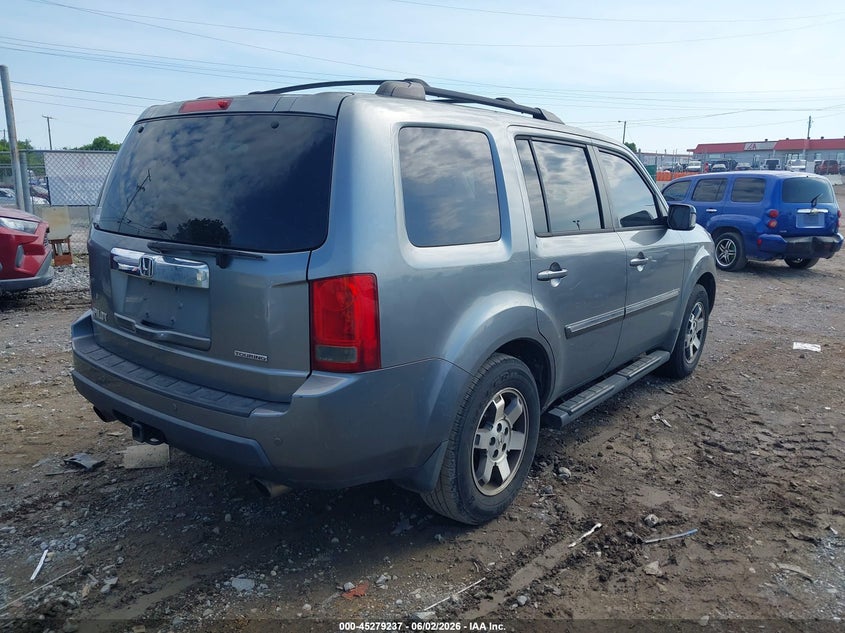 2009 Honda Pilot 3.5 Touring grey Lot 111045279237 Vin 5FNYF388X9B014368
