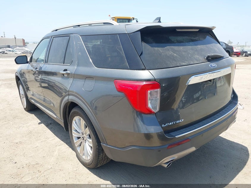 Vin: 1fm5k7fw7lga00511, lot: 45777062, ford explorer limited 20203