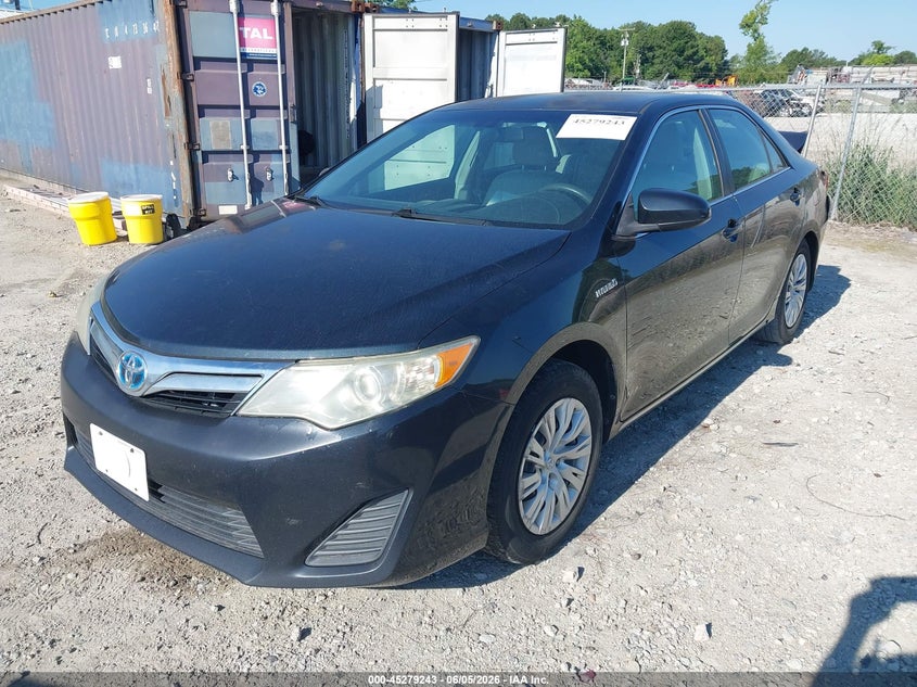 Vin: 4t1bd1fk1du083413, lot: 45777067, toyota camry hybrid le 20132