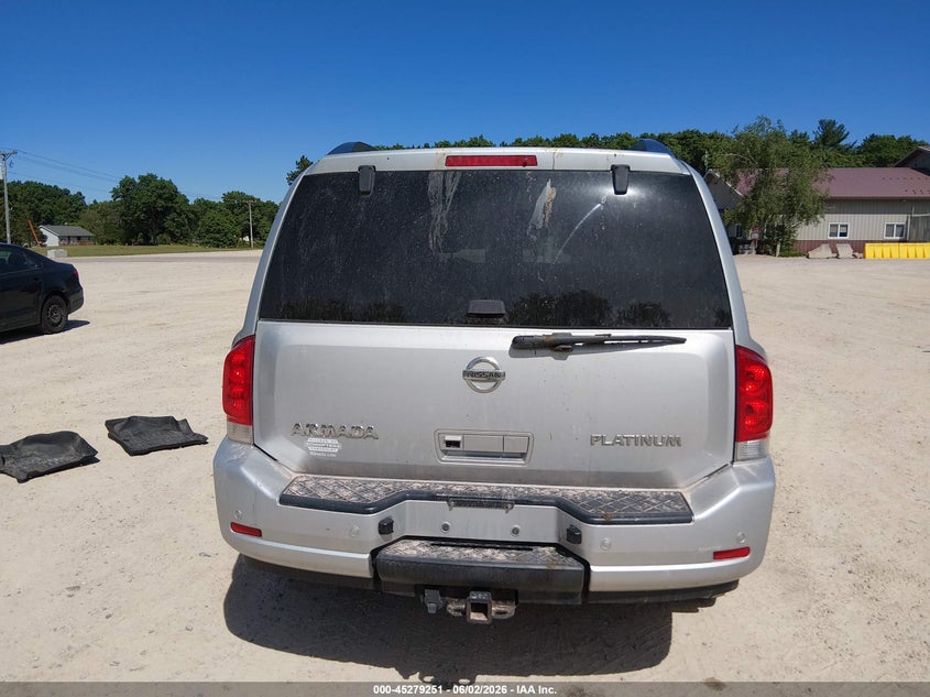 2012 Nissan Armada Platinum VIN: 5N1AA0NE6CN606072 Lot: 45279251