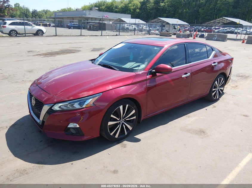 Vin: 1n4bl4fv7kc112926, lot: 45777077, nissan altima 2.5 platinum 20192