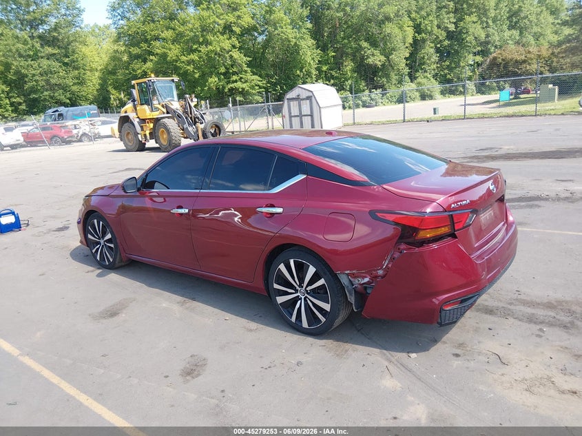 Vin: 1n4bl4fv7kc112926, lot: 45777077, nissan altima 2.5 platinum 20193