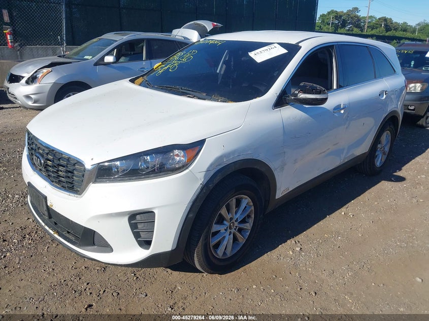 Vin: 5xypgda39kg536128, lot: 45777088, kia sorento 2.4l lx 20192