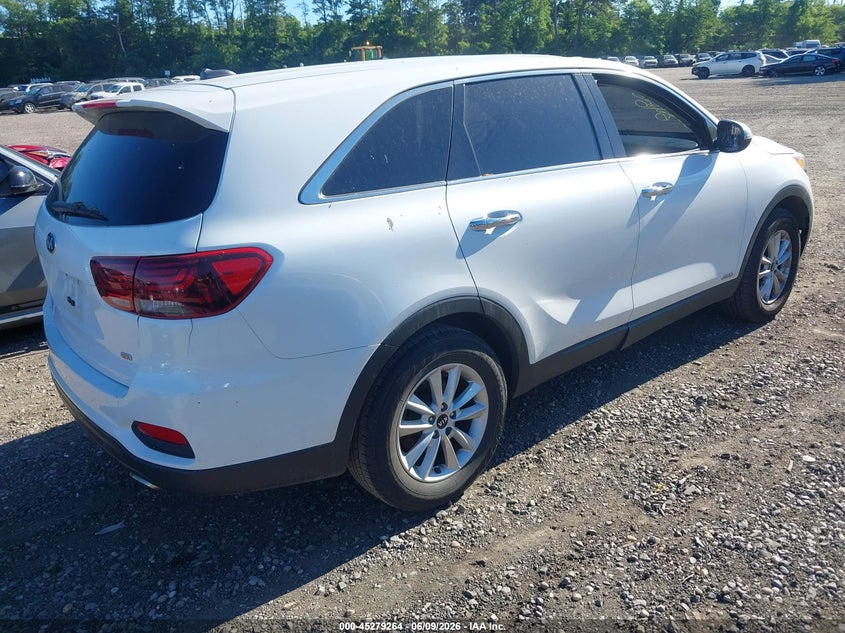 Vin: 5xypgda39kg536128, lot: 45777088, kia sorento 2.4l lx 20194