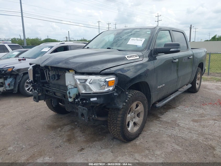 Vin: 1c6rrffgxkn760468, lot: 45777155, ram 1500 big horn/lone star  4x4 5'7 box 20192