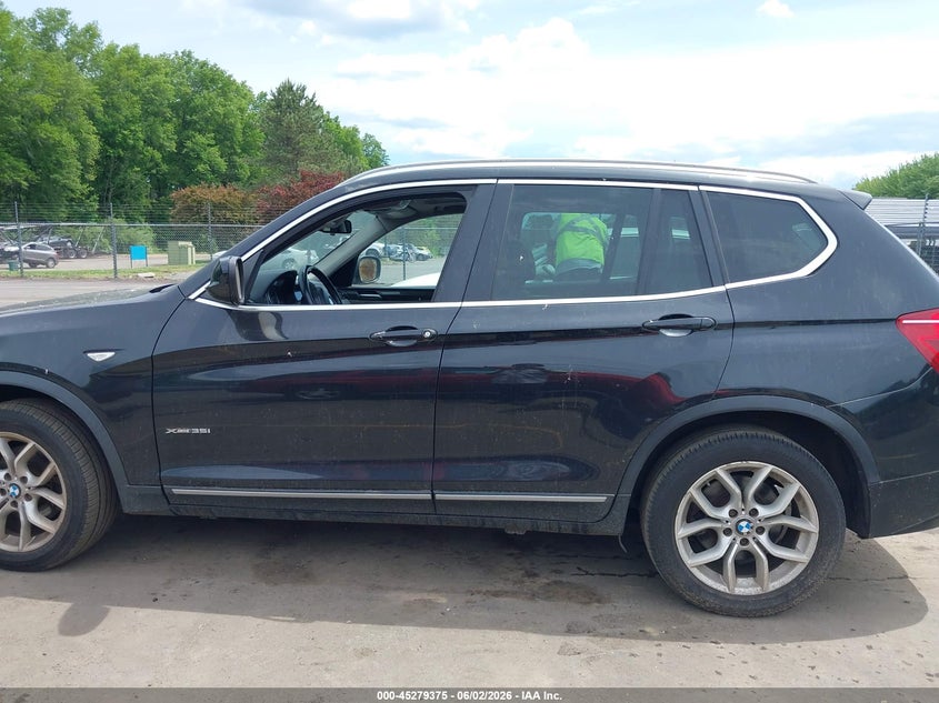 2014 BMW X3 xDrive35I VIN: 5UXWX7C51EL983457 Lot: 45279375