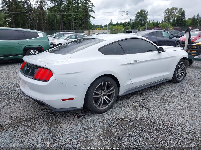 Vin: 1fa6p8th4f5335866, lot: 45777212, ford mustang ecoboost 20154