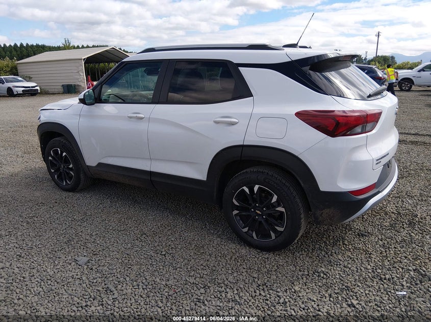 Vin: kl79mrsl0mb170972, lot: 45777238, chevrolet trailblazer awd lt 20213