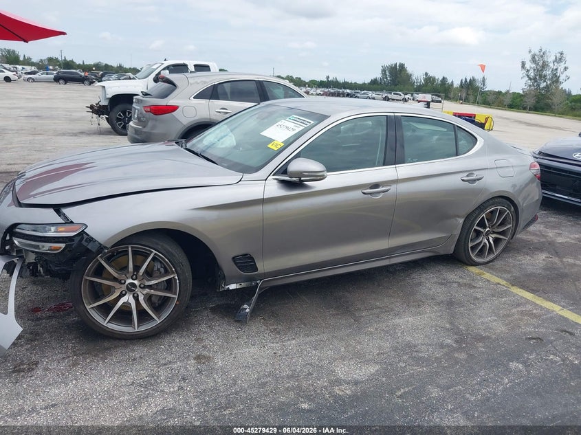 2026 Genesis G70 2.5T Rwd VIN: KMTG14SC7TU167402 Lot: 45279429