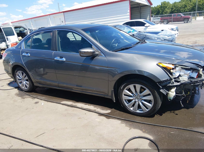 2012 Honda Accord 3.5 3.5 Ex-L grey Lot 111045279521 Vin 1HGCP3F84CA027953