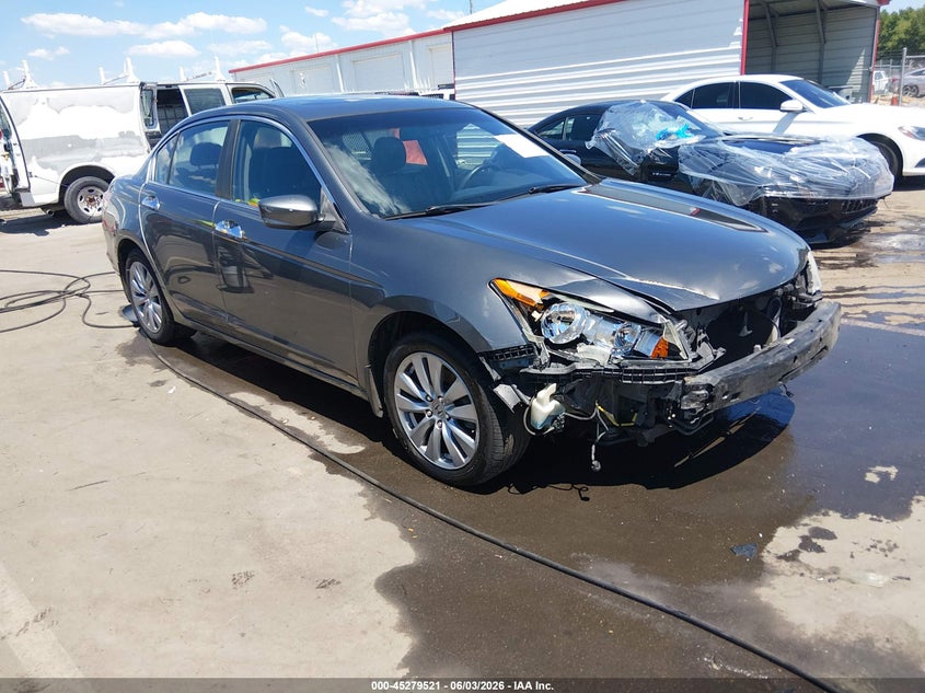 2012 Honda Accord 3.5 3.5 Ex-L grey Lot 111045279521 Vin 1HGCP3F84CA027953