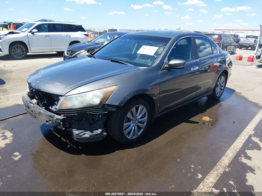 2012 Honda Accord 3.5 3.5 Ex-L grey Lot 111045279521 Vin 1HGCP3F84CA027953
