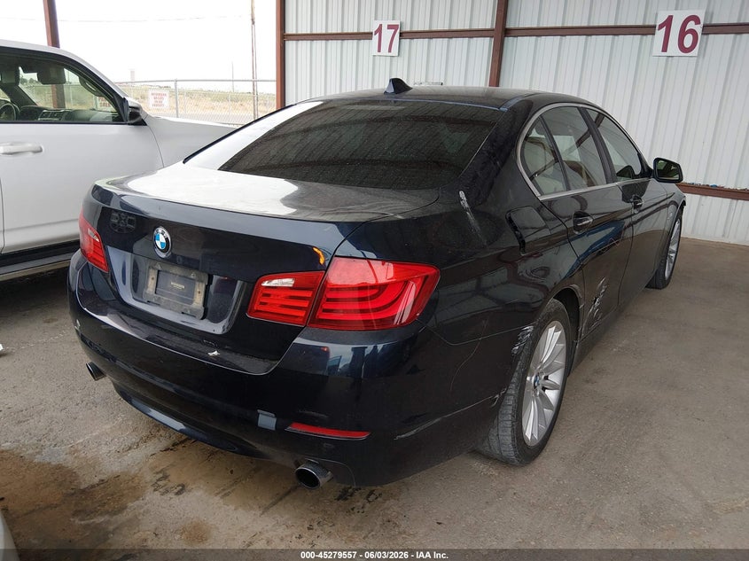 Vin: wbafr7c56dc819886, lot: 45777380, bmw 535i 20134