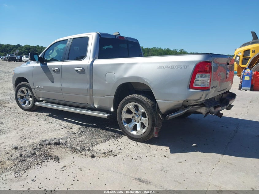 Vin: 1c6rrebt1nn354712, lot: 45777421, ram 1500 big horn  4x2 6'4 box 20223