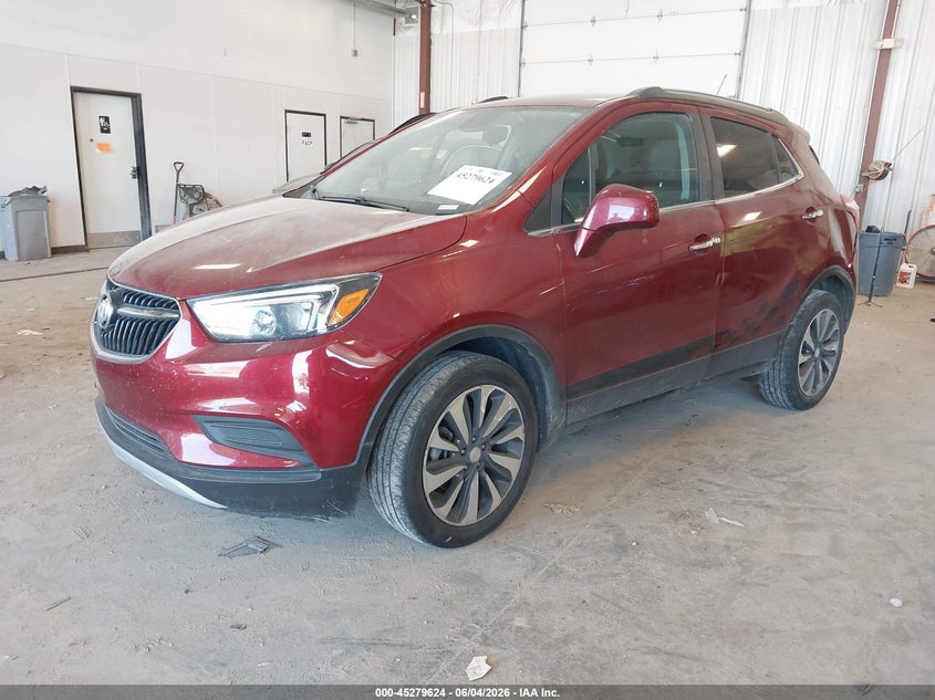 Vin: kl4cjesb4mb358289, lot: 45777448, buick encore awd preferred 20212