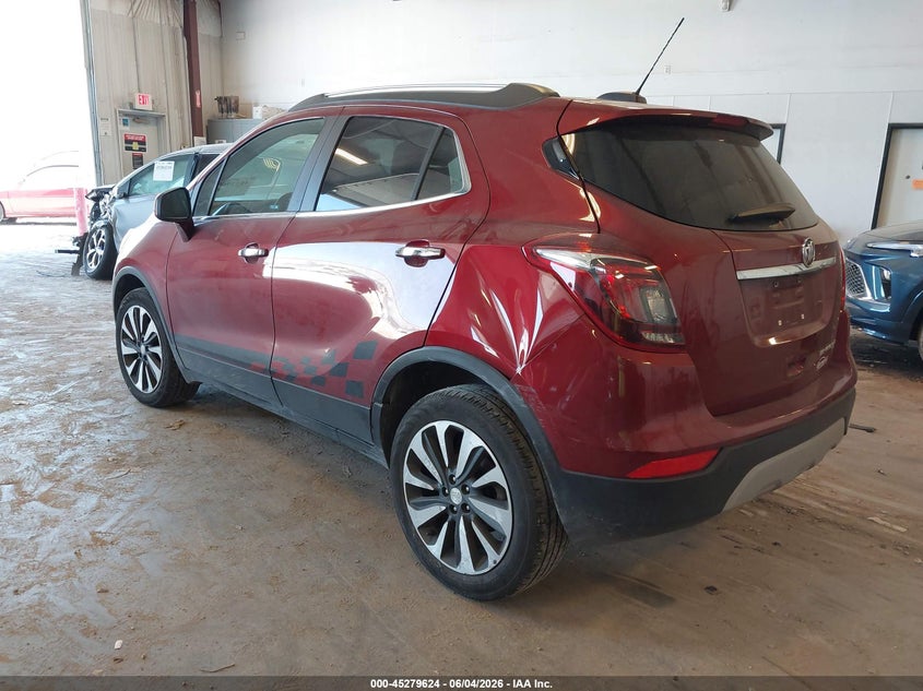 Vin: kl4cjesb4mb358289, lot: 45777448, buick encore awd preferred 20213