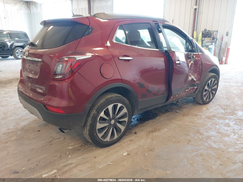 Vin: kl4cjesb4mb358289, lot: 45777448, buick encore awd preferred 20214