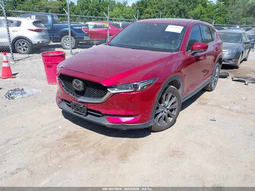 Vin: jm3kfbe20k0676455, lot: 45777452, mazda cx-5 signature w/diesel 20192