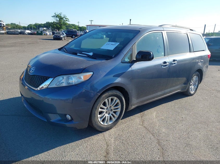 Vin: 5tdyk3dc8gs751163, lot: 45777507, toyota sienna xle premium 8 passenger 20162