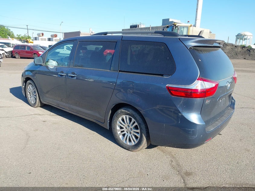 Vin: 5tdyk3dc8gs751163, lot: 45777507, toyota sienna xle premium 8 passenger 20163