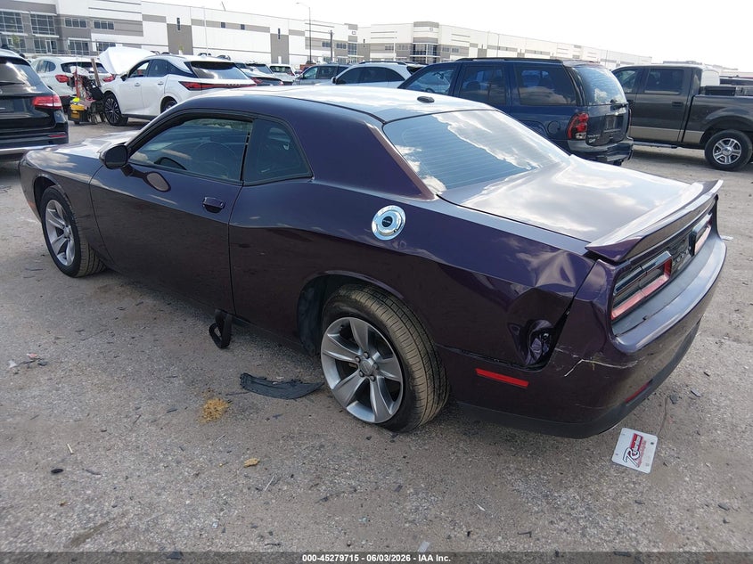 Vin: 2c3cdzag1lh206630, lot: 45777539, dodge challenger sxt 20203