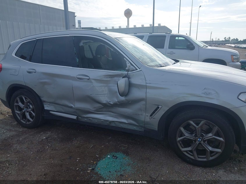 2021 BMW X3 xDrive30I VIN: 5UXTY5C01M9E20738 Lot: 45279758