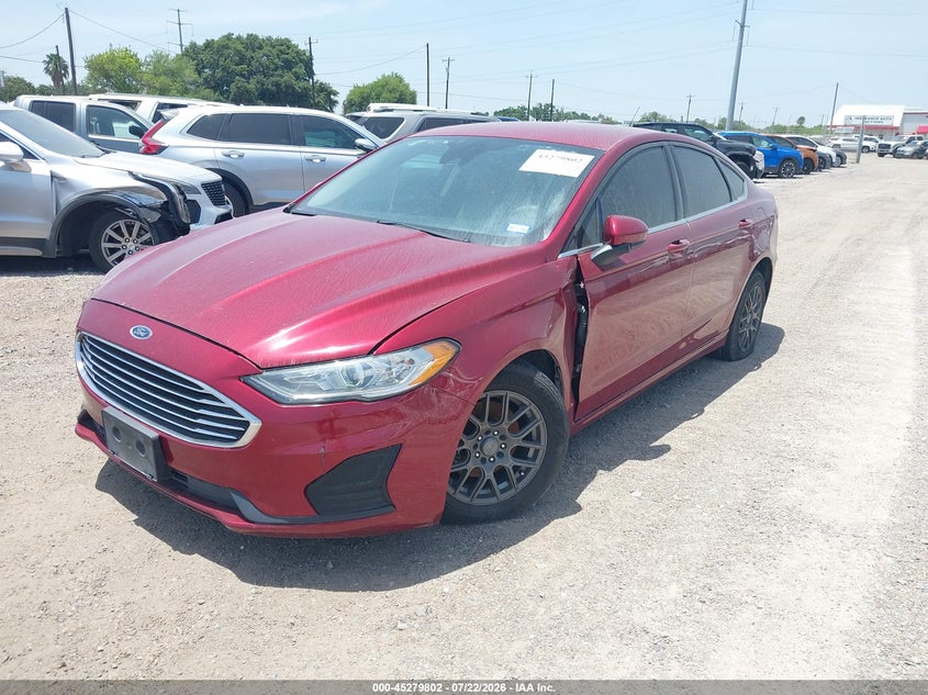 Vin: 3fa6p0g77kr170812, lot: 45777626, ford fusion s 20192