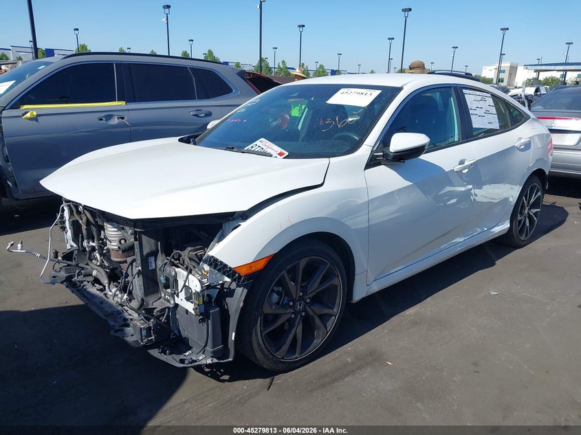 Vin: 19xfc2f84le208615, lot: 45777637, honda civic sport 20202