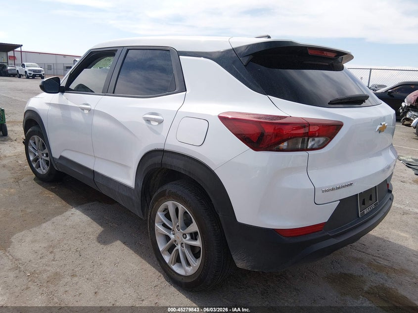 Vin: kl79mmsp1sb107060, lot: 45777667, chevrolet trailblazer fwd ls 20253