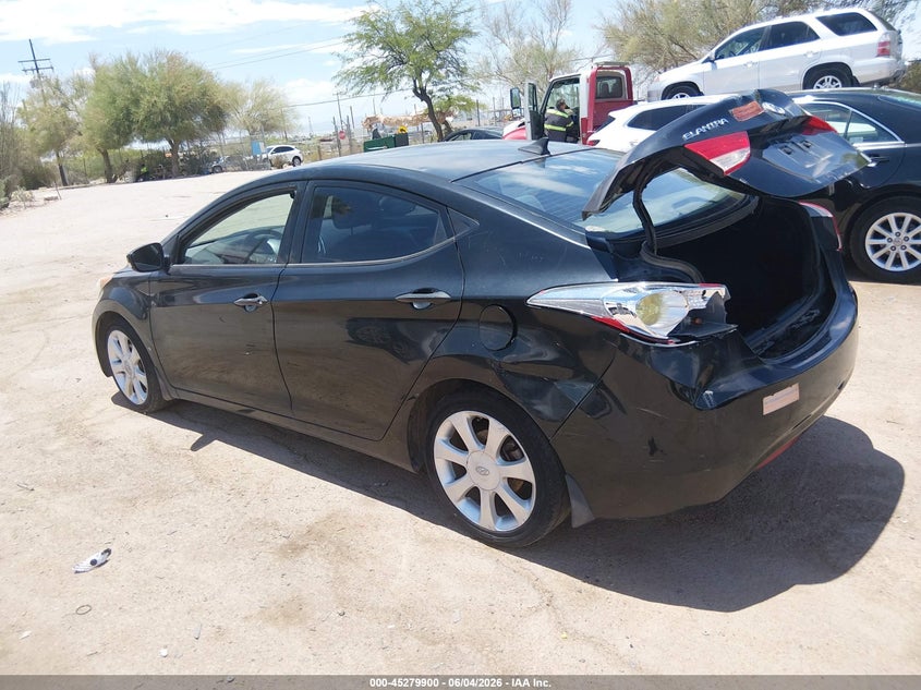 Vin: 5npdh4ae1dh218856, lot: 45777724, hyundai elantra limited 20133
