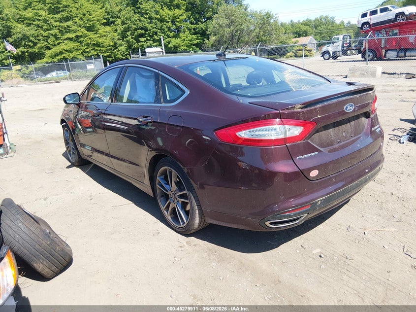 Vin: 3fa6p0k90dr335997, lot: 45777735, ford fusion titanium 20133
