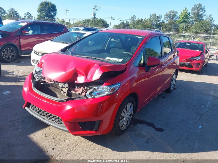 Vin: 3hggk5g50fm748083, lot: 45777737, honda fit lx 20152
