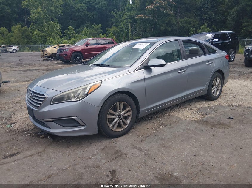 Vin: 5npe24af1hh563759, lot: 45777739, hyundai sonata 20172