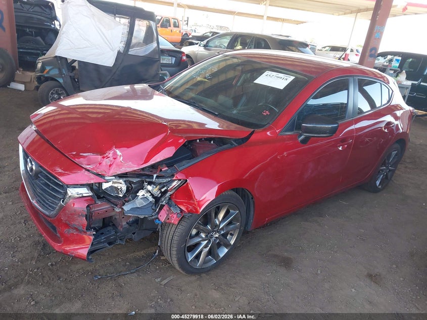 Vin: 3mzbn1l32jm198601, lot: 45777742, mazda mazda3 touring 20182
