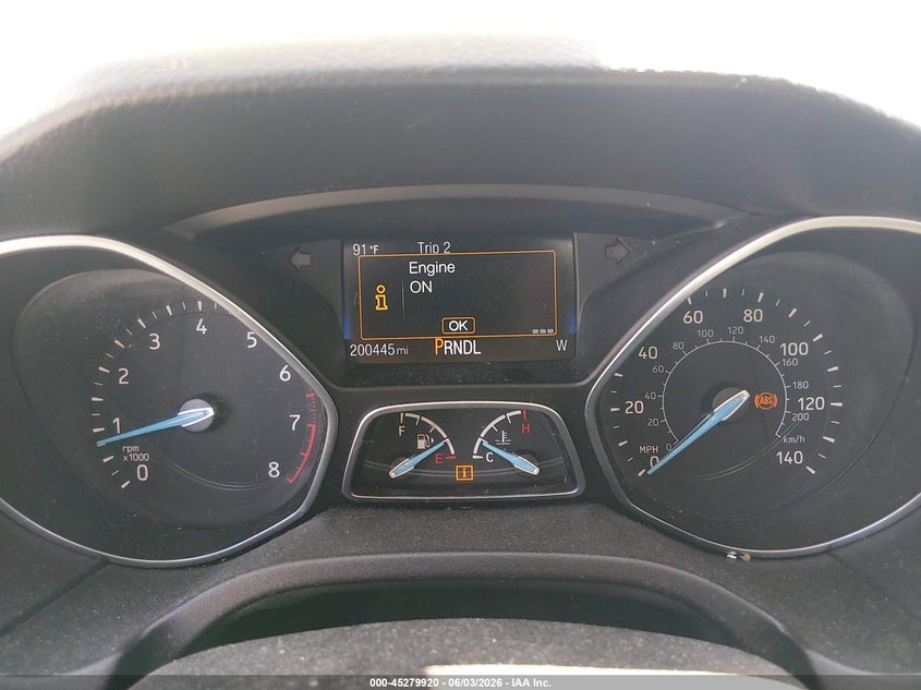 2015 Ford Focus Se VIN: 1FADP3F2XFL332998 Lot: 45279920