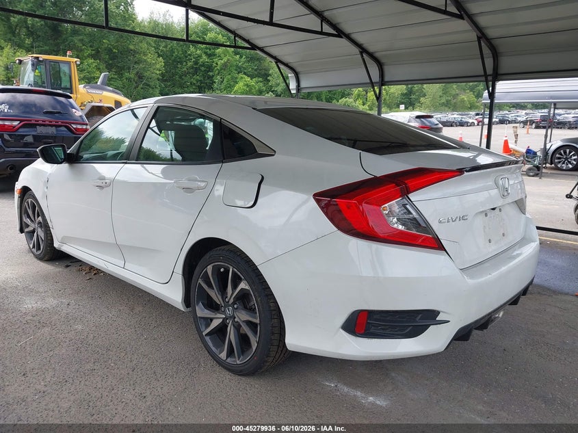 2021 HONDA CIVIC 2.0L I-4 DOHC, VVT, (VIN: 2HGFC2F82MH559286